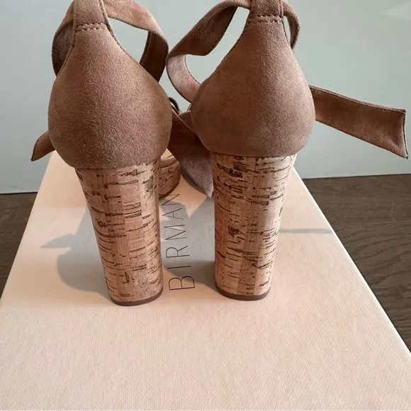 Alexandre Birman Mabela suede with cork sandals