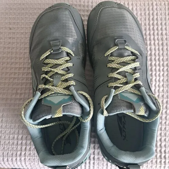 Altra Lone Peak 5 Women's Size 9.5 Trail Running Shoes Blue Foot Shape Sneakers