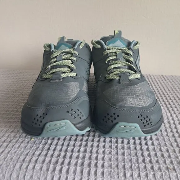 Altra Lone Peak 5 Women's Size 9.5 Trail Running Shoes Blue Foot Shape Sneakers