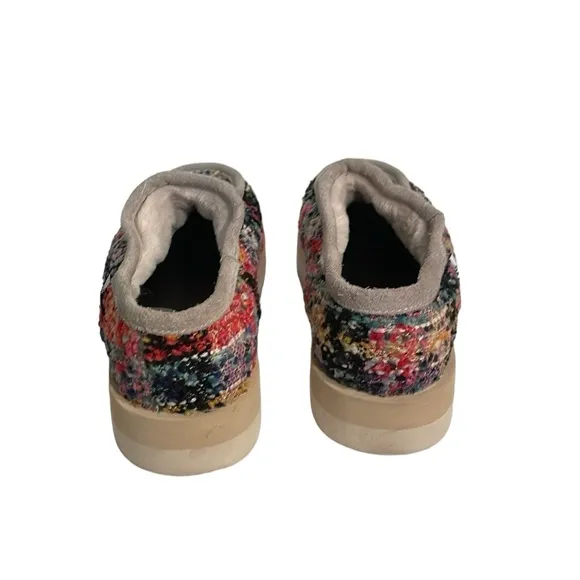 Anthopologie P448 bubble slip on sneakers. SZ 37 Woven multi color. Sz 6.5 USA