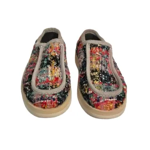Anthopologie P448 bubble slip on sneakers. SZ 37 Woven multi color. Sz 6.5 USA
