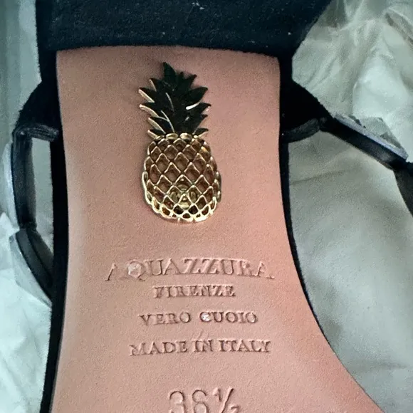 AQUAZZURA Tequila sandals suede 36