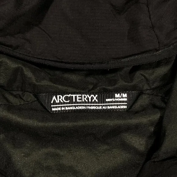 Arc'teryx Men's Atom LT Hoody Outdoor Jacket Black size Medium M B31