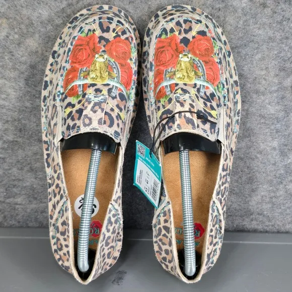 Ariat Cruiser Rodeo Quincy Leopard Print‎ Shoes Slip On Loafers Women's 9.5