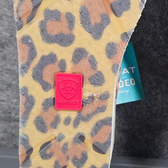Ariat Cruiser Rodeo Quincy Leopard Print‎ Shoes Slip On Loafers Women's 9.5