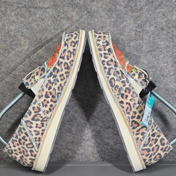 Ariat Cruiser Rodeo Quincy Leopard Print‎ Shoes Slip On Loafers Women's 9.5