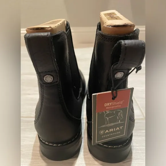ARIAT Wexford H2O Waterproof Chelsea Boots Women's Size 8.5 B Black