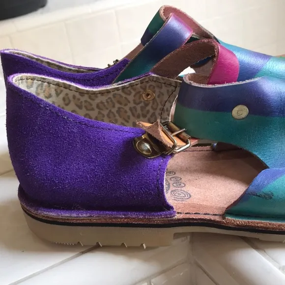 Artist-designed hand-painted/crafted shoes