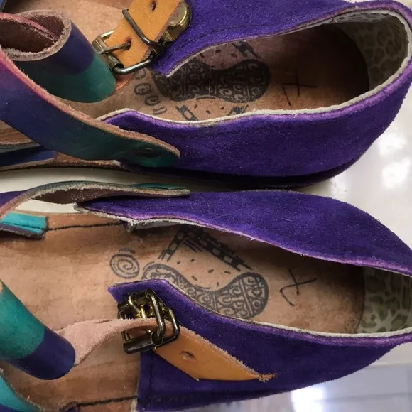 Artist-designed hand-painted/crafted shoes