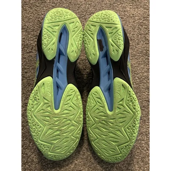 ASICS BLAST FF 3 Size 13 Waterscape/Lime Burst Handball Shoes