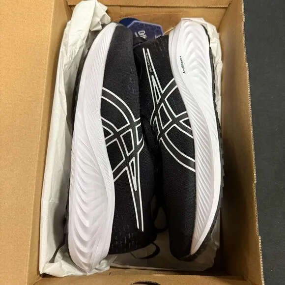 Asics Gel Excite 10 Black White Running Shoes Sneakers 5.5 Wide