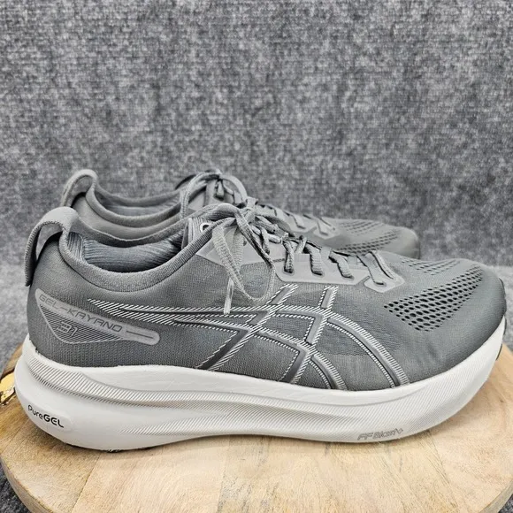 Asics Gel Kayano 31 Mens Size 13 Wide Gray Running Shoes 1011B869