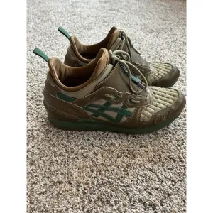Asics Gel Lyte Mens 10 Running Sneaker Hiking Shoes 1191A143 Brown Green E25