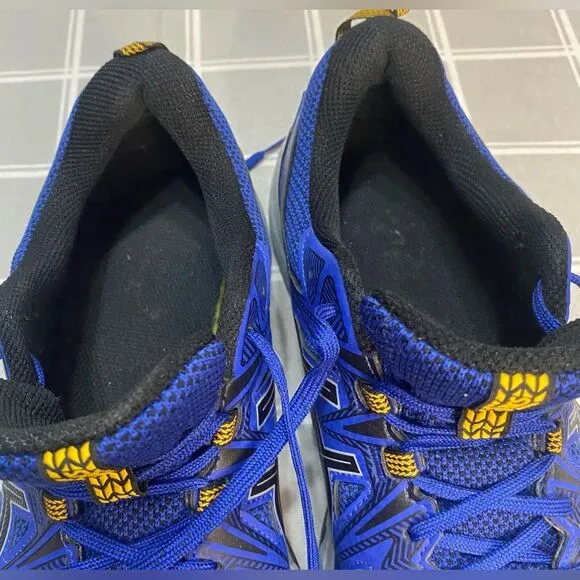 ASICS Gel Venture 8 Men’s Sz 10 Extra Wide Blue Black Sneakers Athletic Shoes