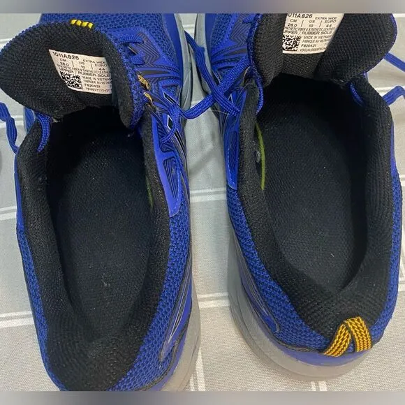 ASICS Gel Venture 8 Men’s Sz 10 Extra Wide Blue Black Sneakers Athletic Shoes