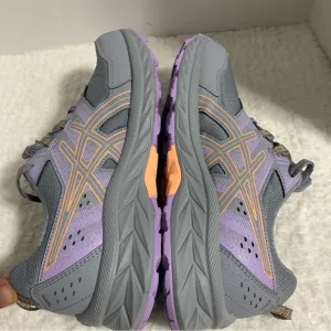 Asics Shoes Women Size 10‎ Wide Gray Purple Gel Venture 9 Trail Running Athletic