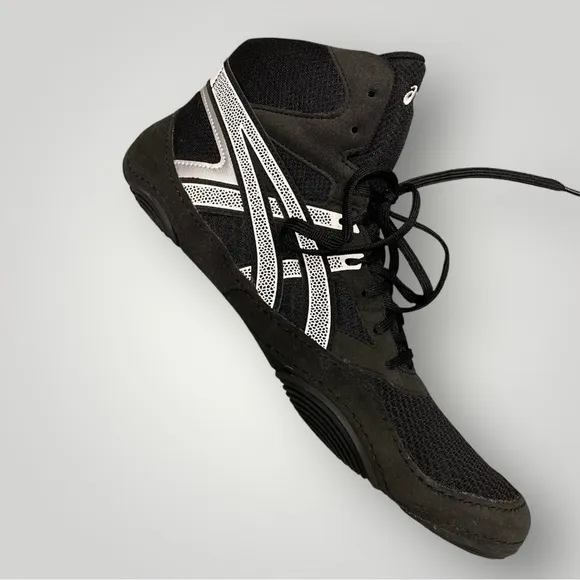 ASICS SNAPDOWN 4 Wrestling Shoes Sz 11.5 Black Wide