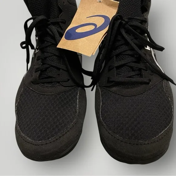 ASICS SNAPDOWN 4 Wrestling Shoes Sz 11.5 Black Wide