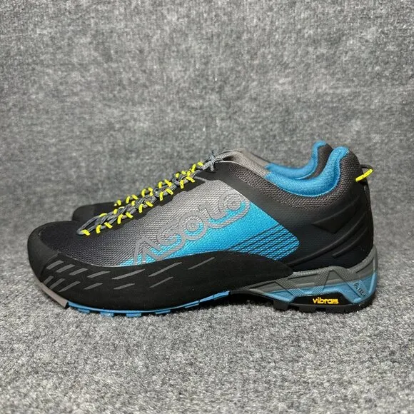 Asolo Womens Eldo Hiking Shoes Blue Moon/Grey Trail Outdoors Vibram Size 8 NWT