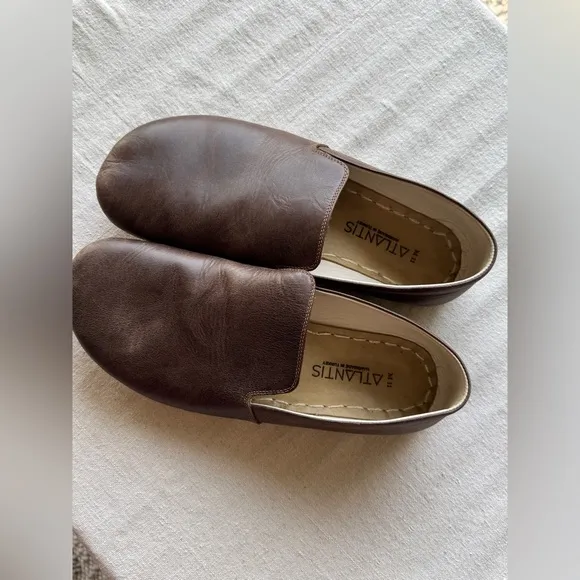 Atlantis Barefoot Men's Lion Minimalists Brown Leather Wide Toe Box Shoes Sz 11
