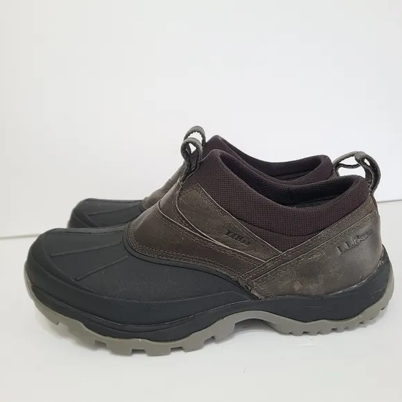 B15 L.L. Bean Storm Chaser 5 Slip-On Shoes, Brown , Men's 13 M