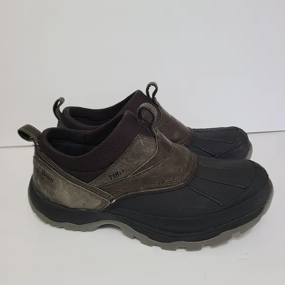 B15 L.L. Bean Storm Chaser 5 Slip-On Shoes, Brown , Men's 13 M