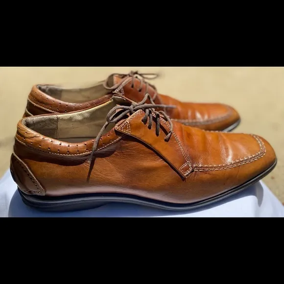 Bacco Bucci 🇮🇹 Made 💯 Leather Oxfords, Sz 10.5