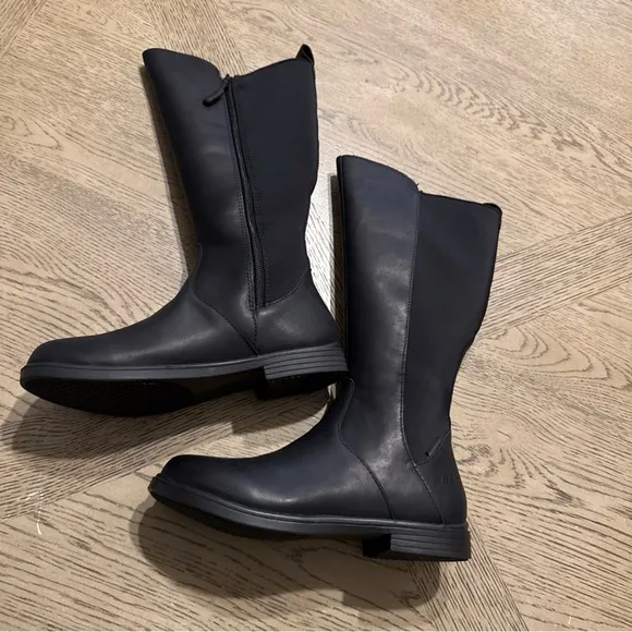 Baffin Stratford Knee High Black Waterproof Boots Size 6.5 New
