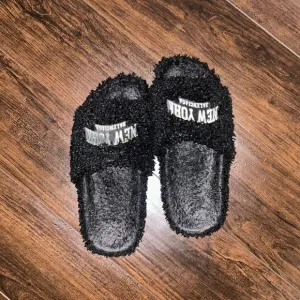 Balenciaga “New York” faux slides