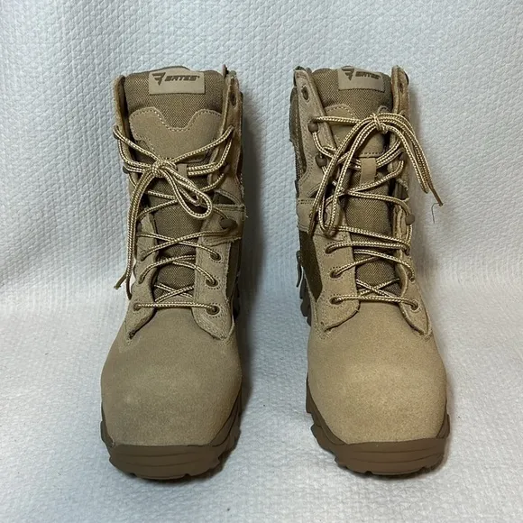BATES Men’s Combat GX-8 Waterproof Composite Toe Side Zip Tactical Boot Size 4