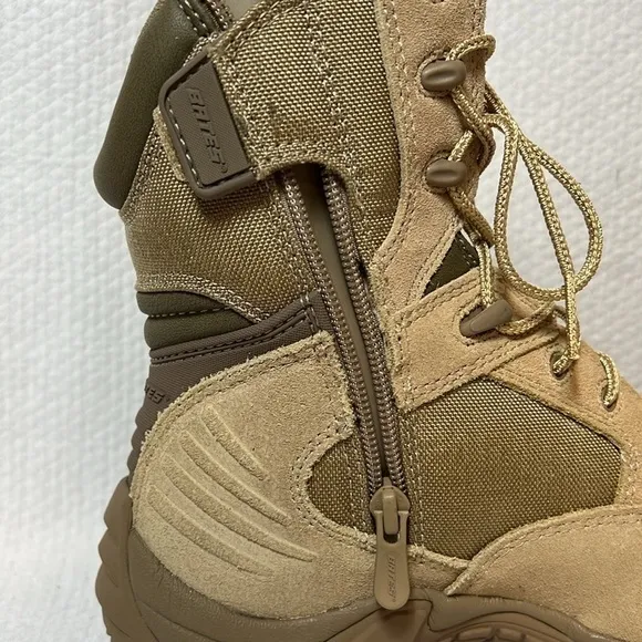 BATES Men’s Combat GX-8 Waterproof Composite Toe Side Zip Tactical Boot Size 4
