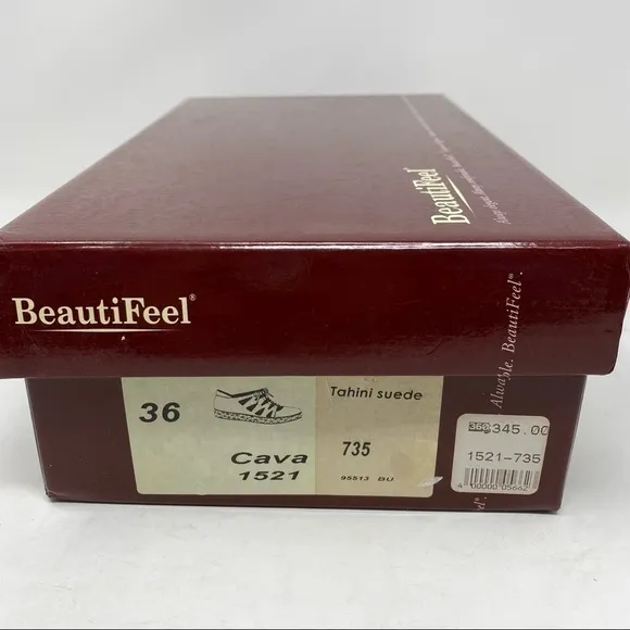 Beautifeel Cava shoes Tahini suede