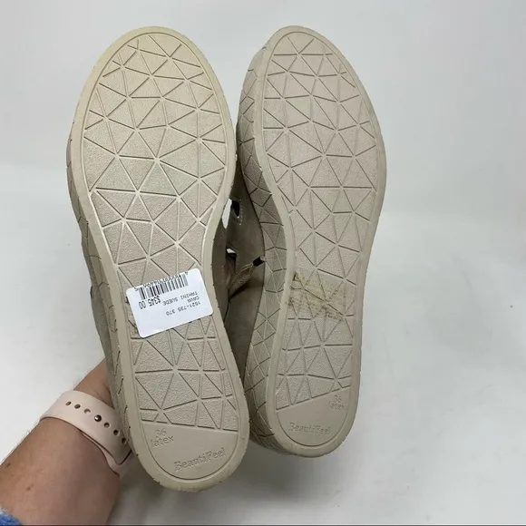 Beautifeel Cava shoes Tahini suede