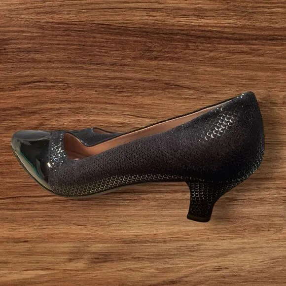 BeautiFeel Sexy Black Heeled Dress Shoes US7.5 Women's