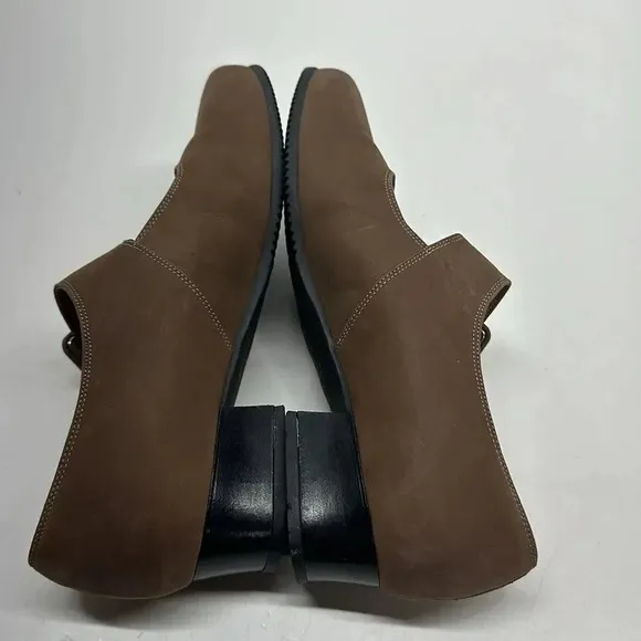BeautiFeel Suede Mary Jane Comfort Shoes Buckle Tan Brown Size EUR 37 US 6 6.5