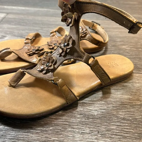 Bed Stu brown leather sandals woman’s size 7B