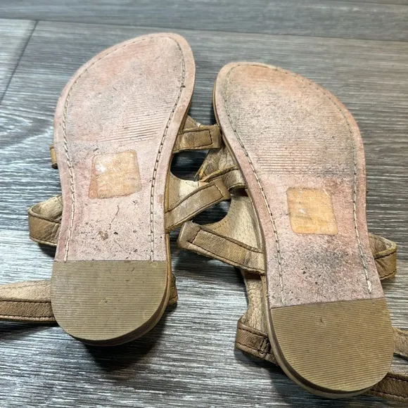 Bed Stu brown leather sandals woman’s size 7B