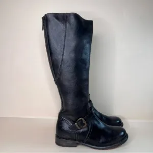 Bed Stu Glaye Buckle Wide Calf Tall Boot Women’s Size 8