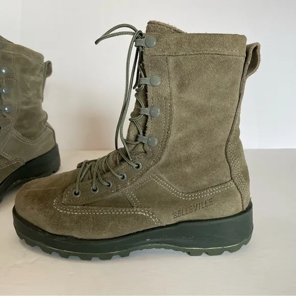 Belleville 675 steel toe combat boots Sz 4.5R