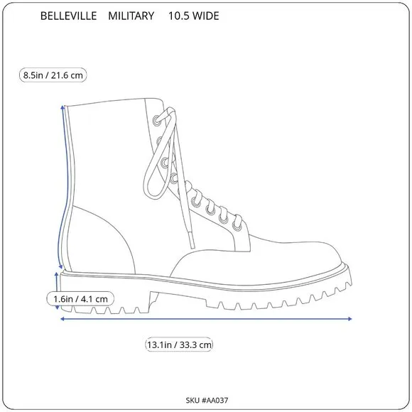 Belleville 675ST SZ.10.5W Mens Vibram Sole Steel Toe Military Boots Suede NWTS