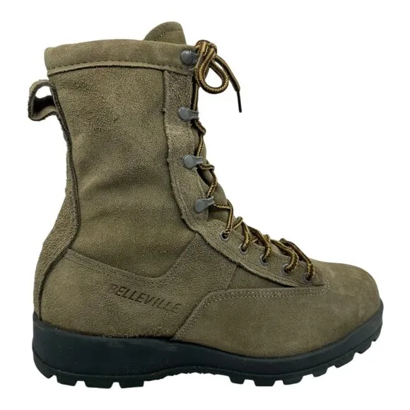 Belleville 675ST SZ.10.5W Mens Vibram Sole Steel Toe Military Boots Suede NWTS