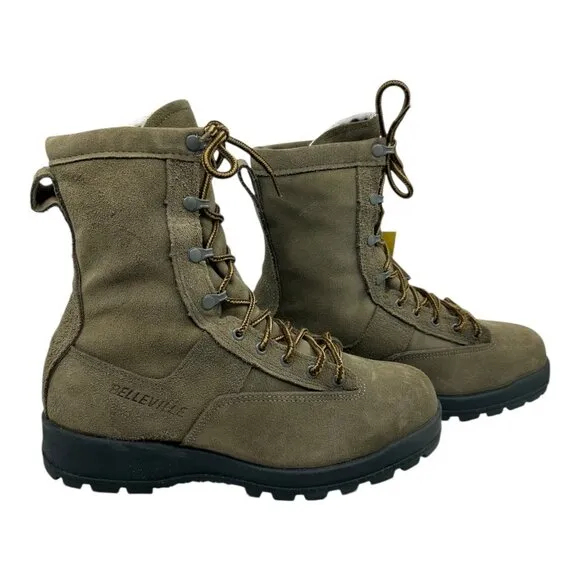 Belleville 675ST SZ.10.5W Mens Vibram Sole Steel Toe Military Boots Suede NWTS