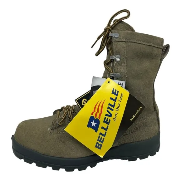 Belleville 675ST SZ.10.5W Mens Vibram Sole Steel Toe Military Boots Suede NWTS