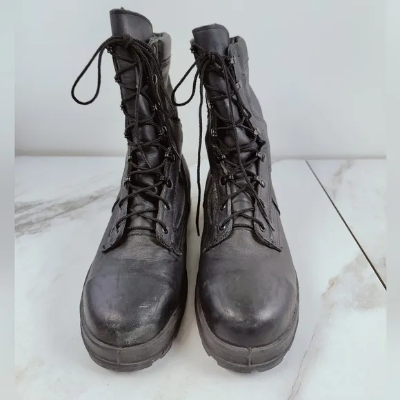 Belleville Men's 495 ST 8&quot; US Navy Gen Purpose EH Rated Steel Toe Boots, 10.5