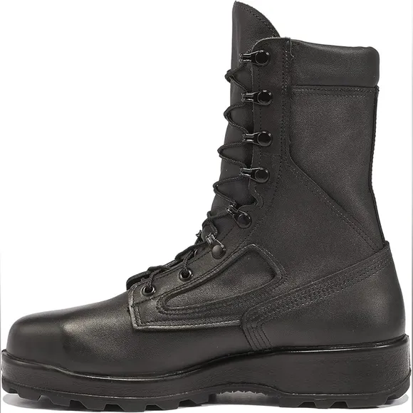 Belleville Men's 495 ST 8&quot; US Navy Gen Purpose EH Rated Steel Toe Boots, 10.5