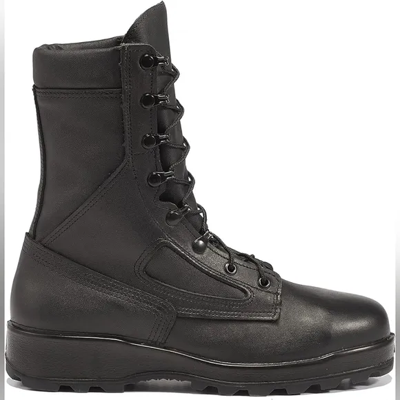 Belleville Men's 495 ST 8&quot; US Navy Gen Purpose EH Rated Steel Toe Boots, 10.5