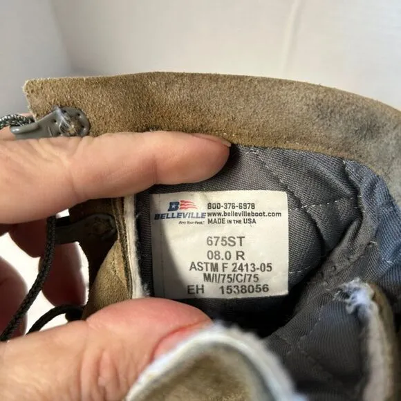 Belleville Steel Toe Insulated Gore-Tex combat boots