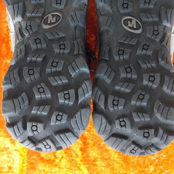 big kids moab 2 low lace merrell trail hiking shoes size 6m