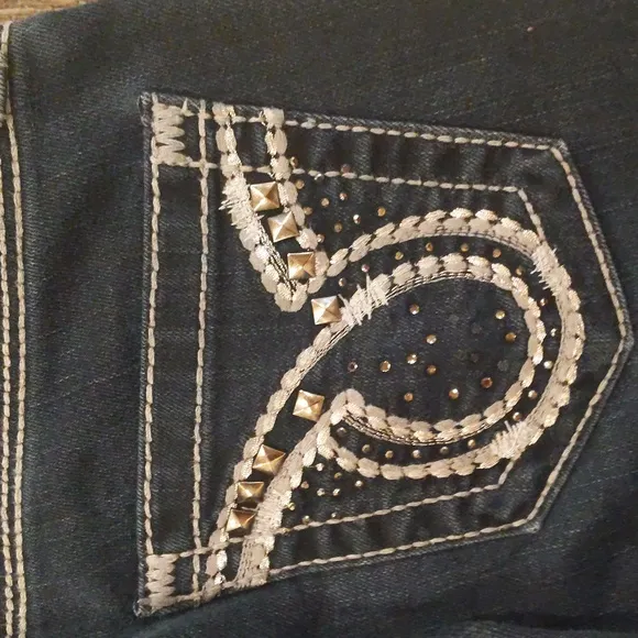 BIG STAR &quot;Liv&quot; straight jeans darkwash VWLIBROL2LX The Buckle sz 26L 26x33L