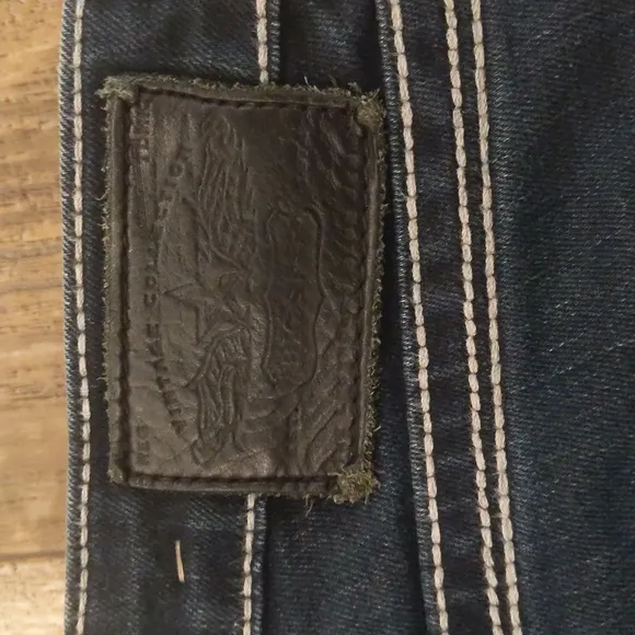 BIG STAR &quot;Liv&quot; straight jeans darkwash VWLIBROL2LX The Buckle sz 26L 26x33L